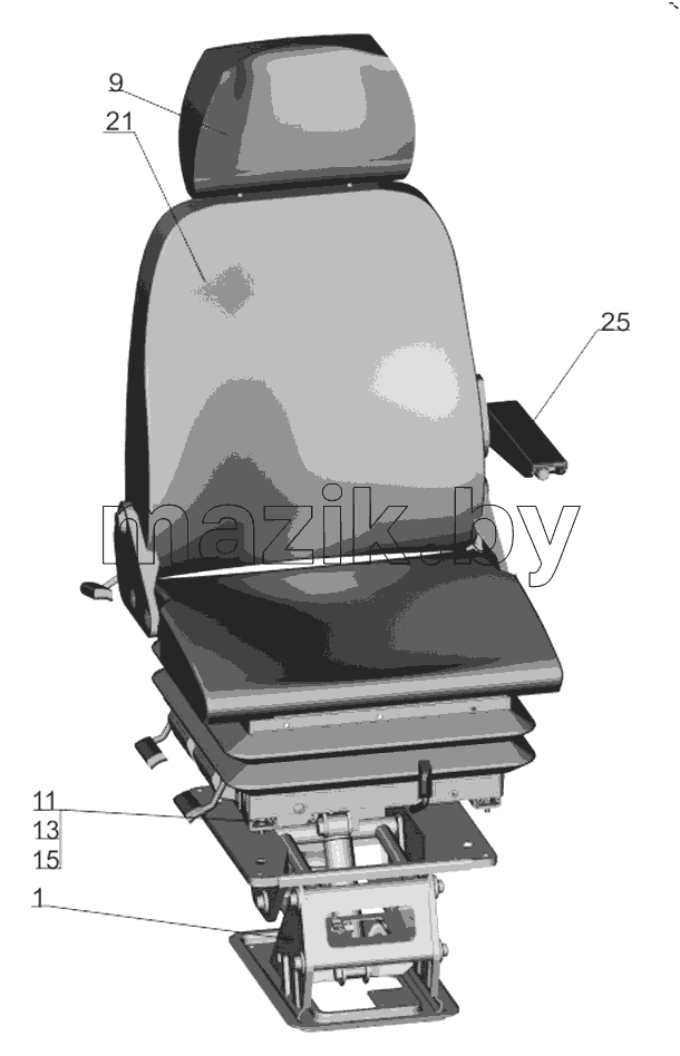  Сиденье переднее 6432C9-6810010-075