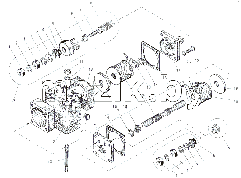 Механизм блокировки 535А-1512320-31