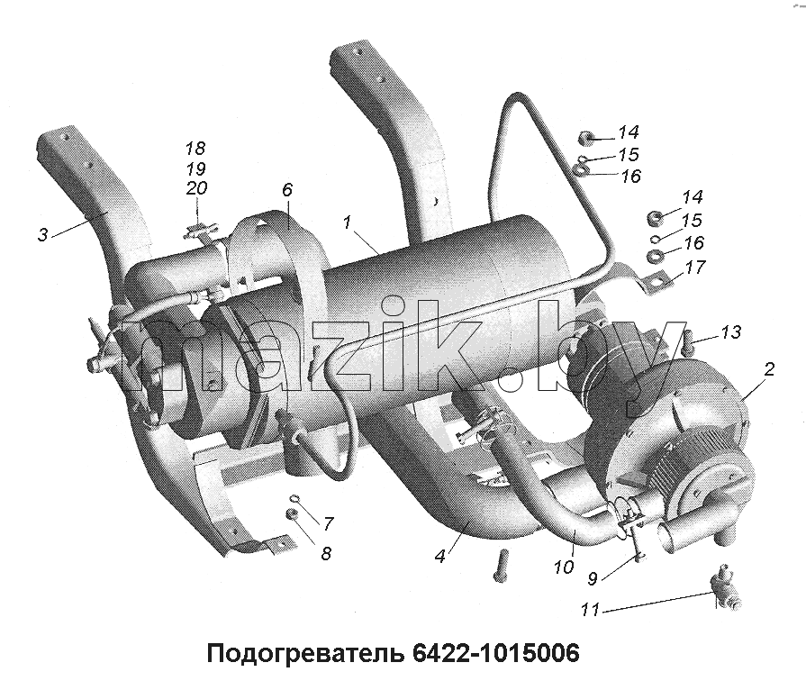 Подогреватель 6422-1015006
