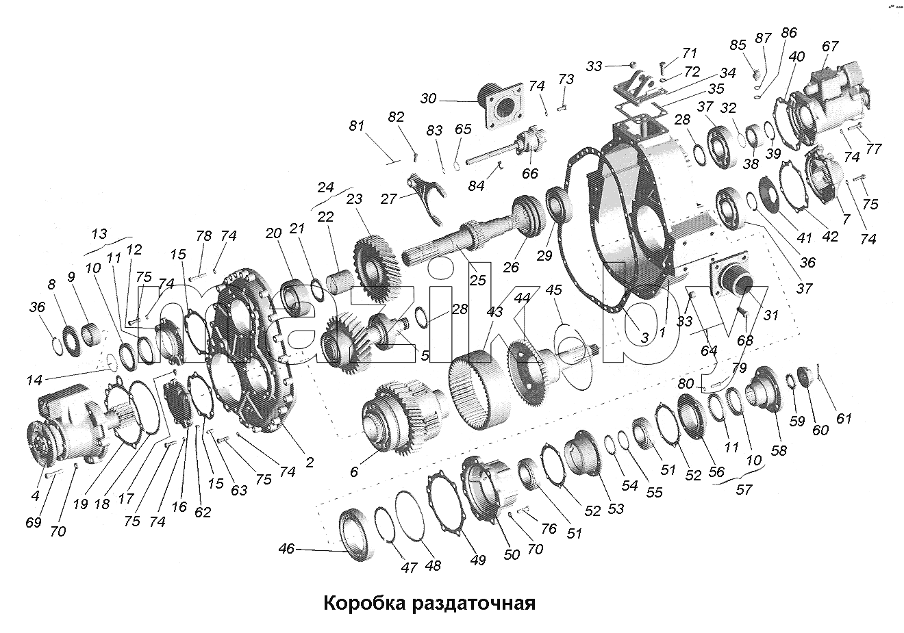 Коробка раздаточная