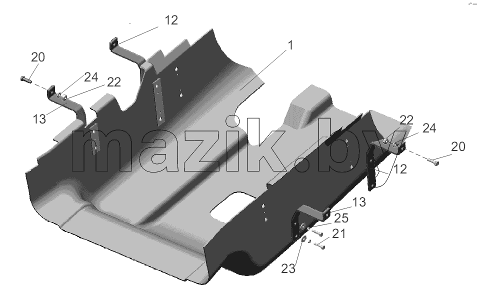 Установка шумоизоляционных экранов 5440B9-1061004-001