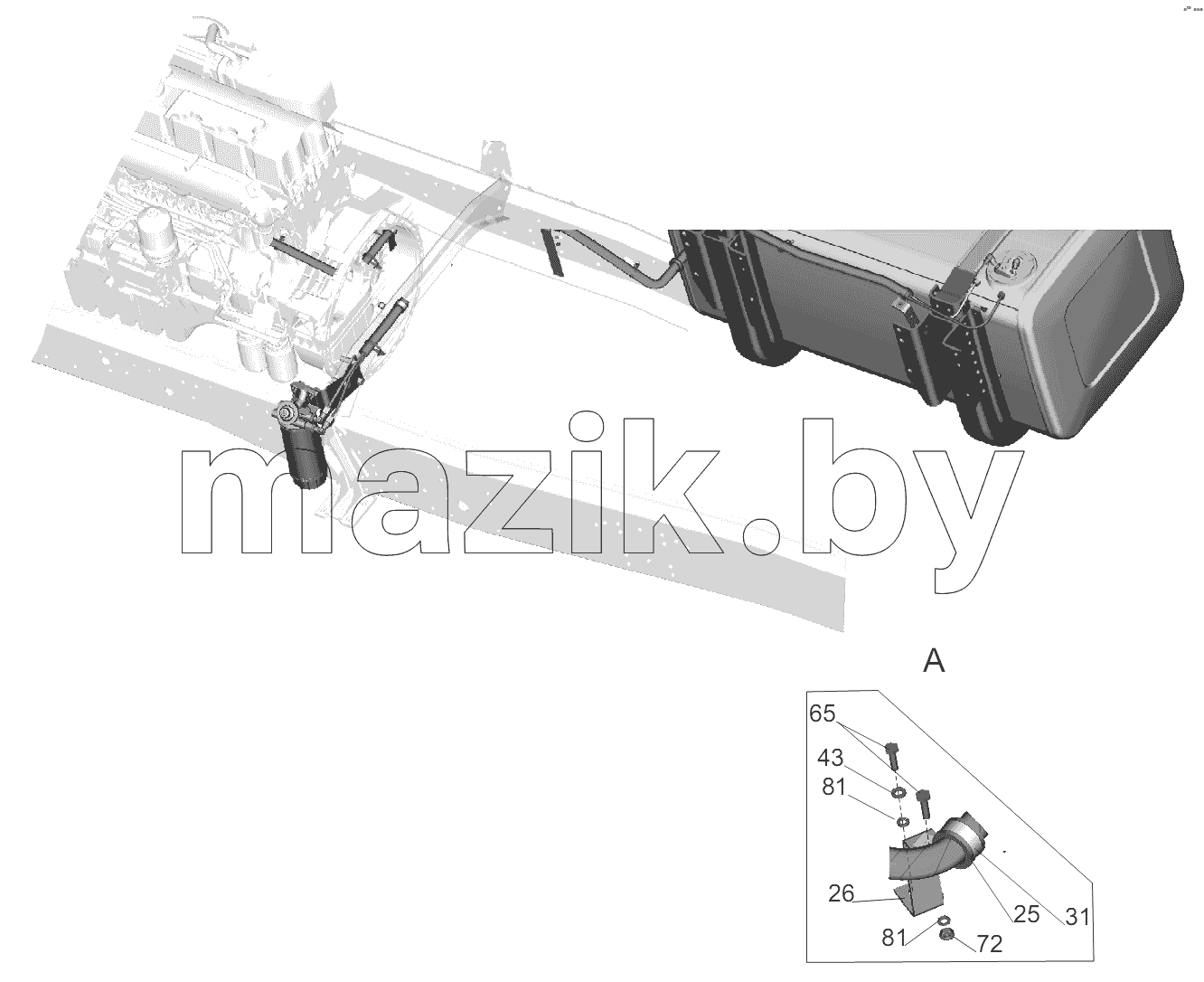 Крепление топливопроводов 5440B9-1104002