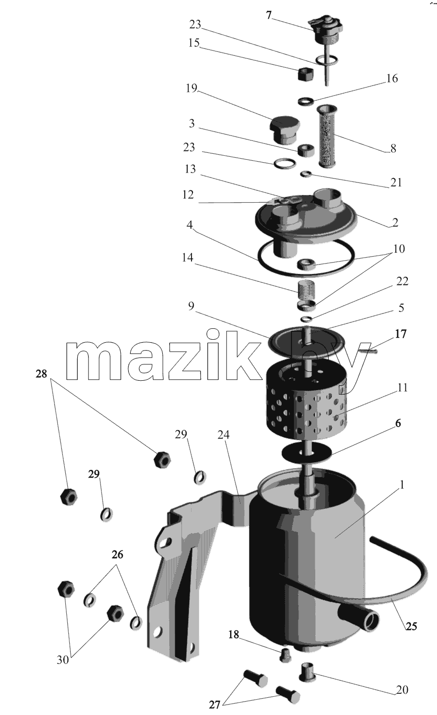 Бак масляный 64221-3410008