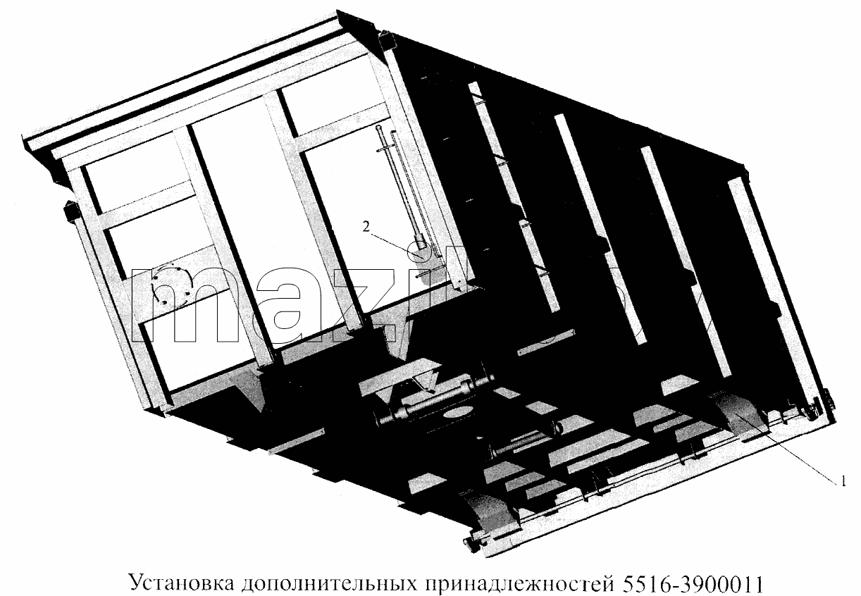 Установка дополнительных принадлежностей 5516-3900011