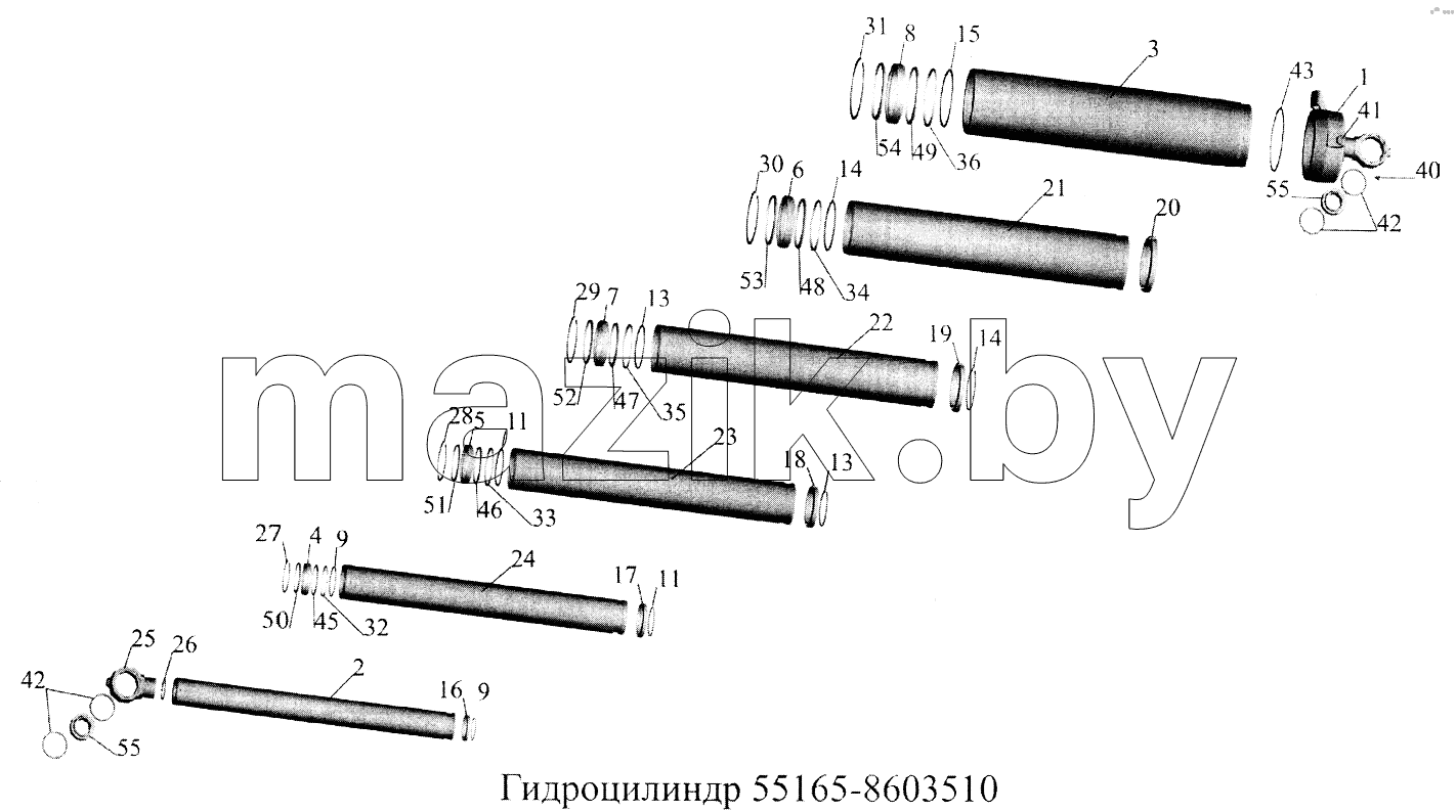 Гидроцилиндр 55165-8603510