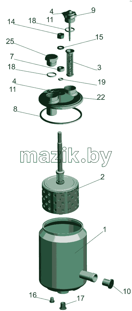 Бак масляный 5336-3410010-10