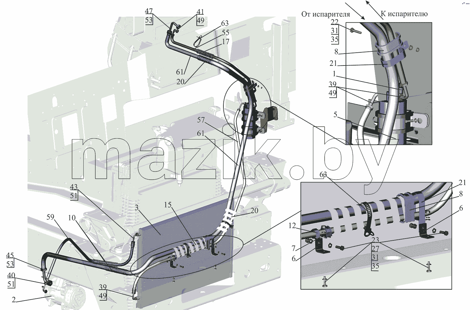 Установка кондиционера 4371V2-8100004-000