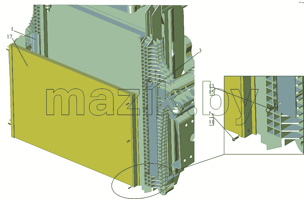 Установка конденсатора 4371V2-8100034-000
