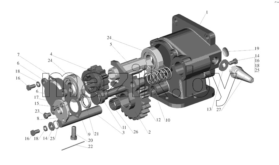Коробка отбора мощности 555142-4202010