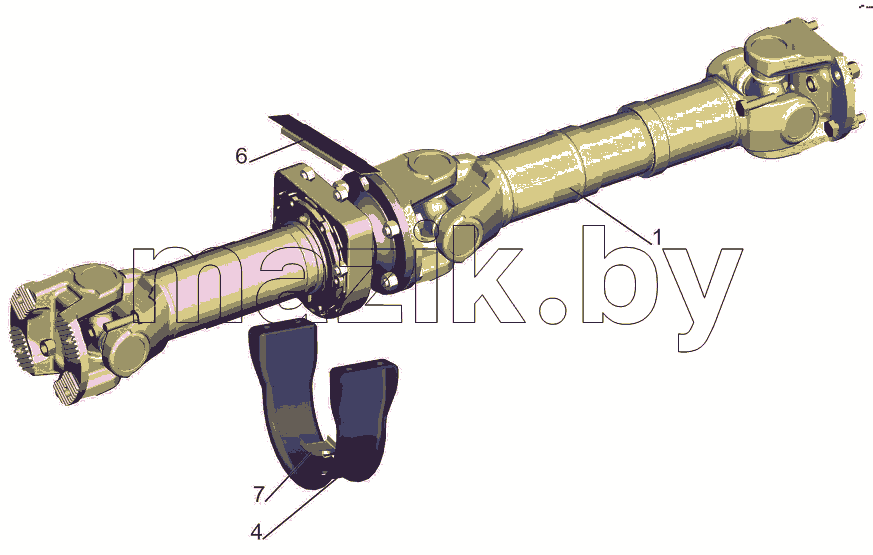 Комплект карданной передачи 631019-2205007-010