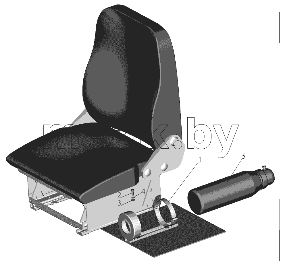 Установка огнетушителя 6501-3910040