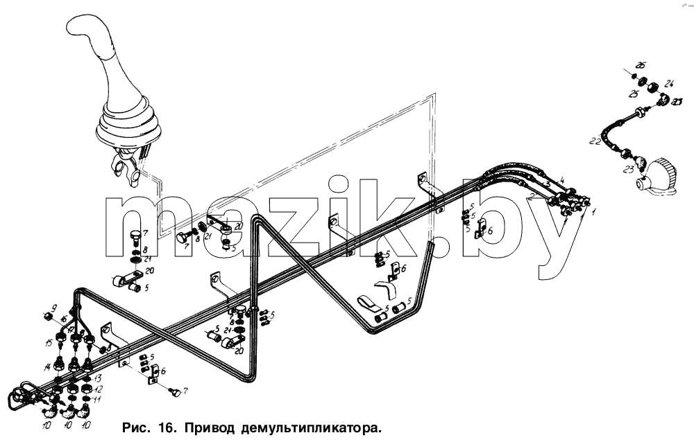 Привод демультипликатора