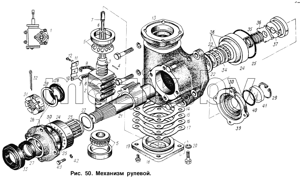 Механизм рулевой