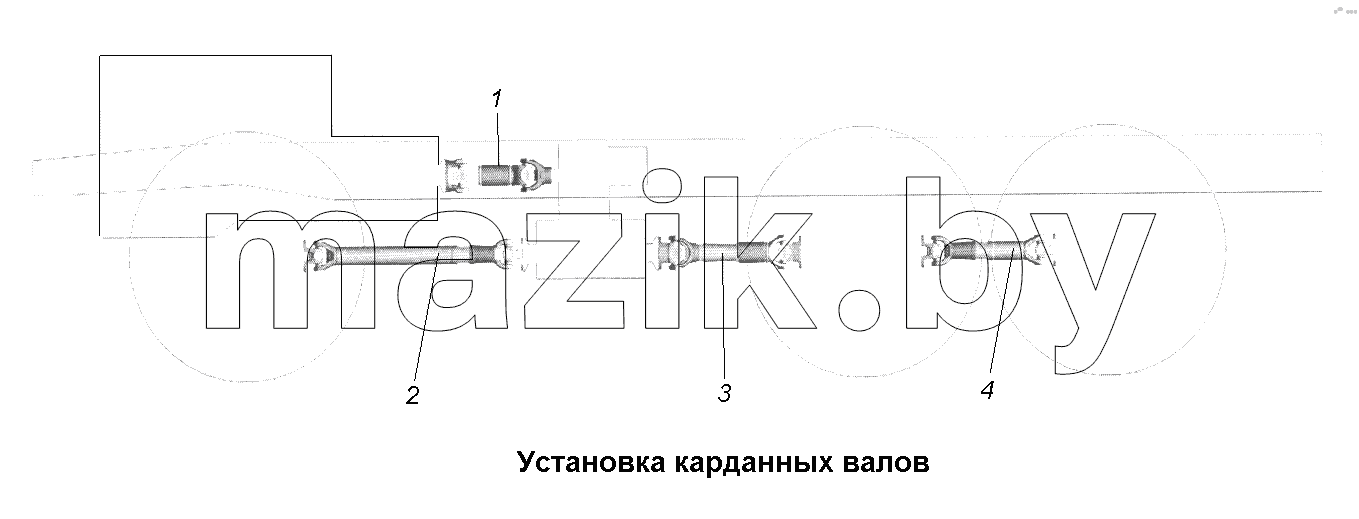 Карданные валы\Установка карданных валов