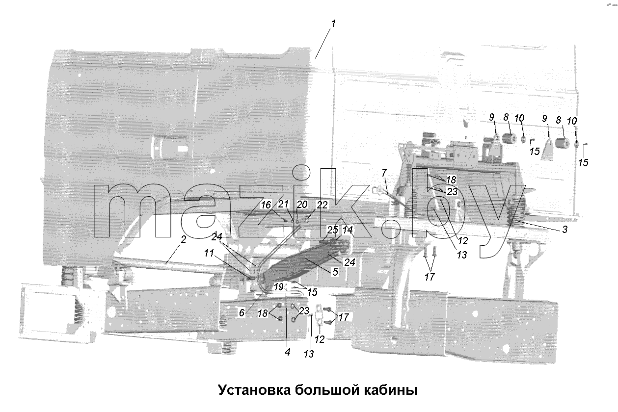 Кабина\Установка большой кабины