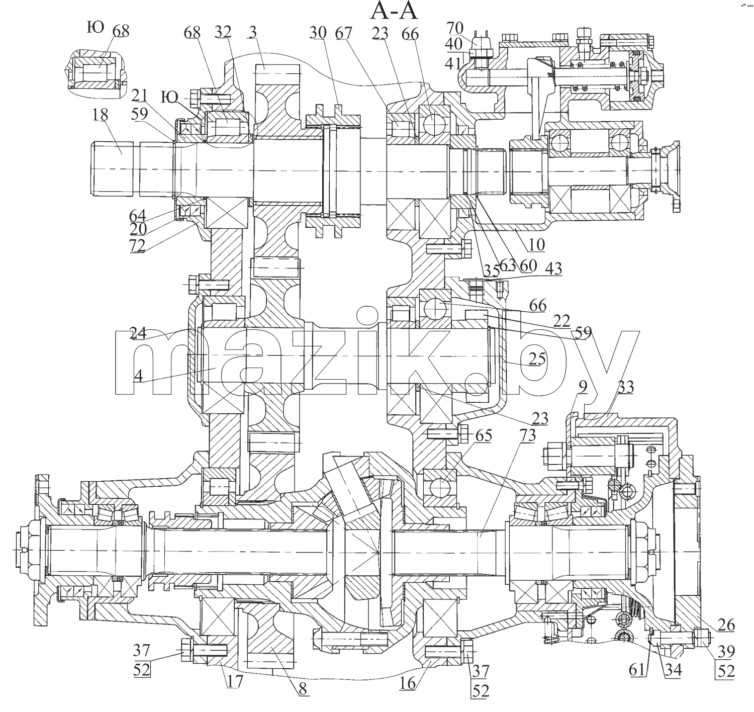 Коробка раздаточная 631708-1800020-30