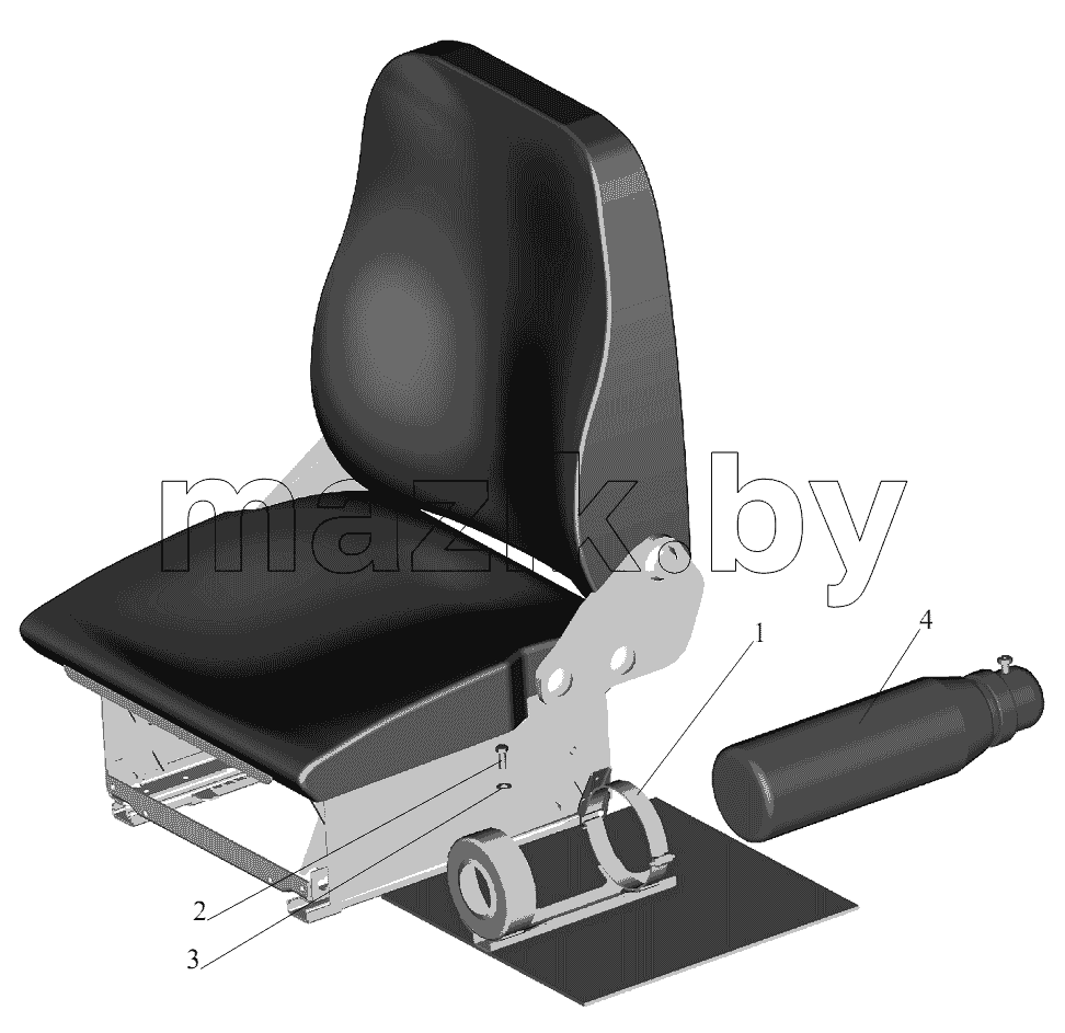 Установка огнетушителя 5516-3910040