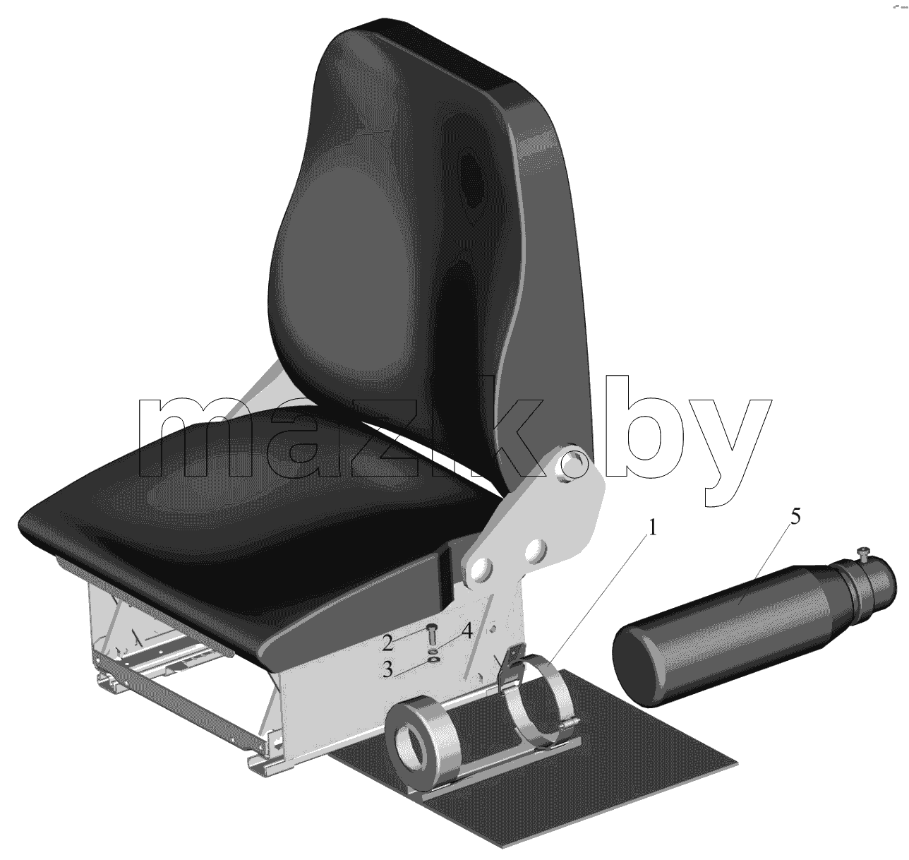 Установка огнетушителя 6501-3910040