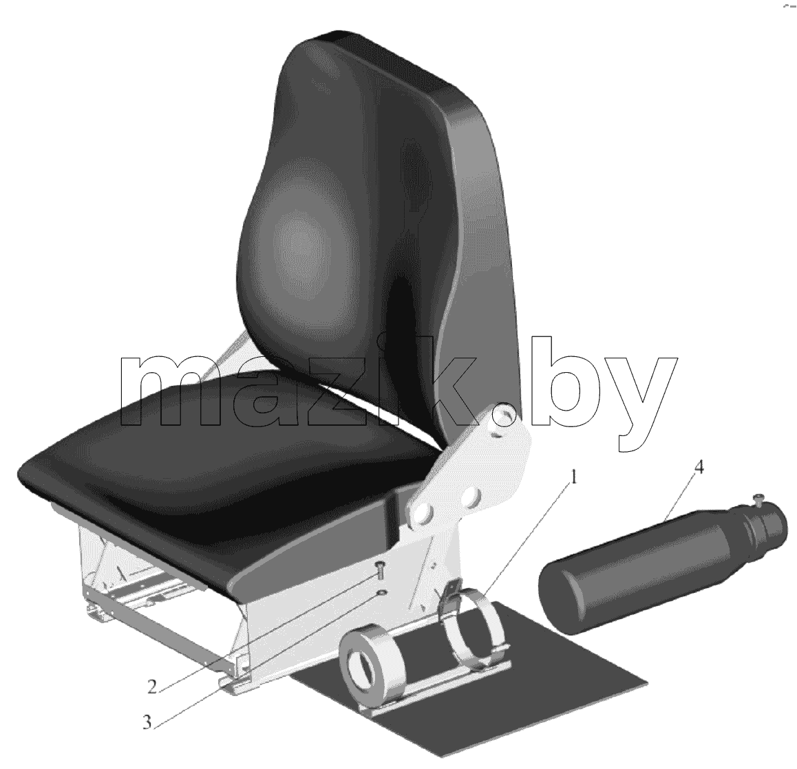 Установка огнетушителя 5516-3910040