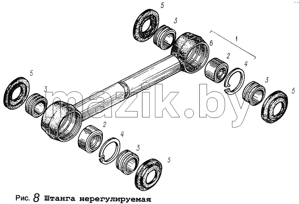 Штанга нерегулируемая