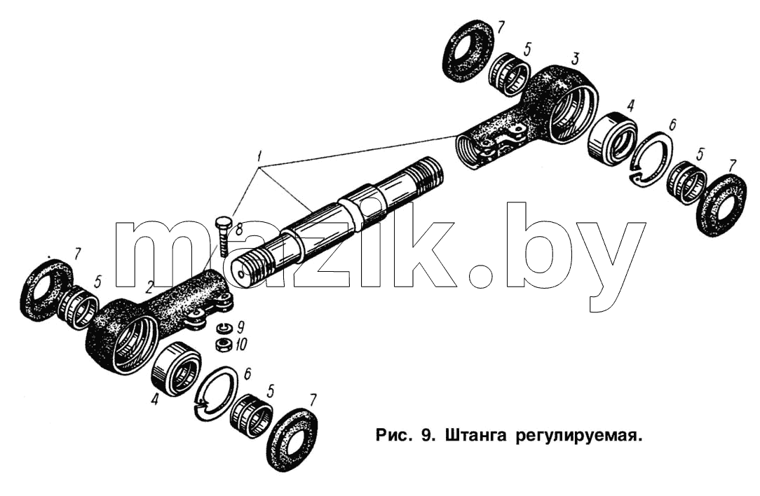 Штанга регулируемая