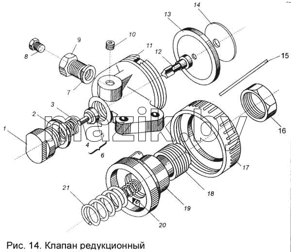Клапан редукционный