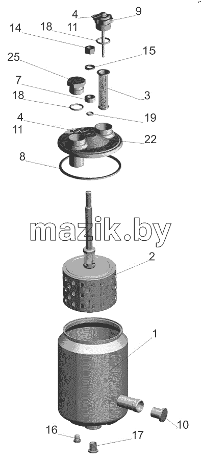  Бак масляный 5336-3410010-10
