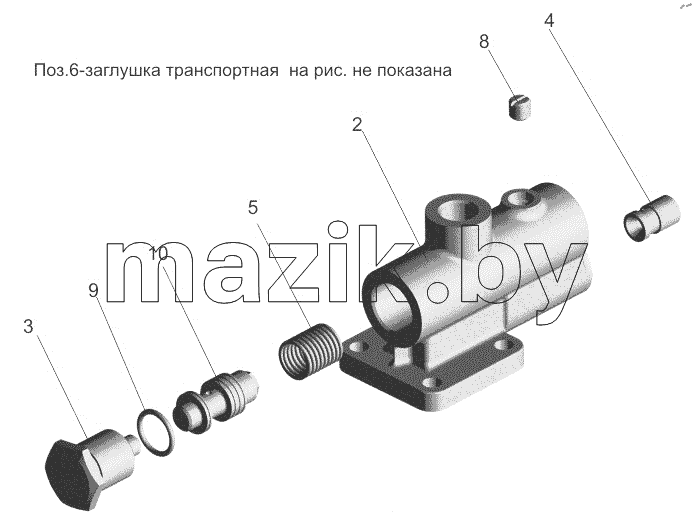  Клапан расхода и давления 6418-3407260