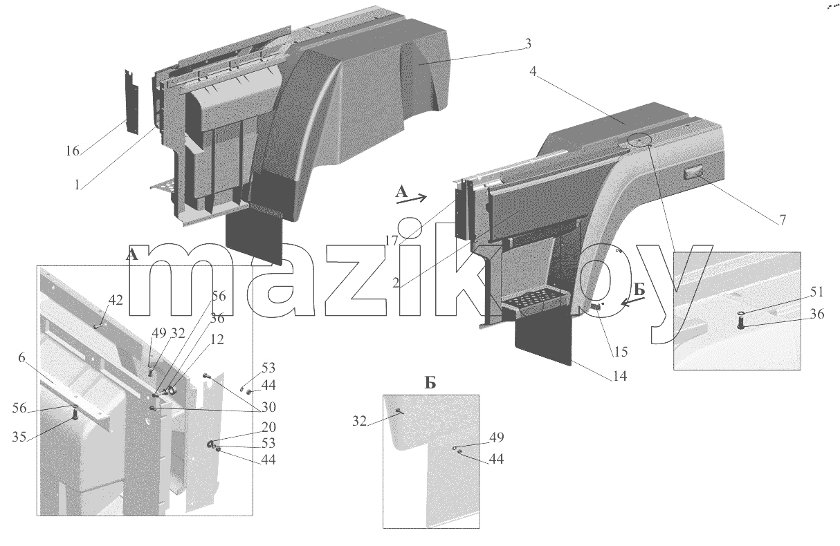  Установка оперения 6516A8-8400020-010