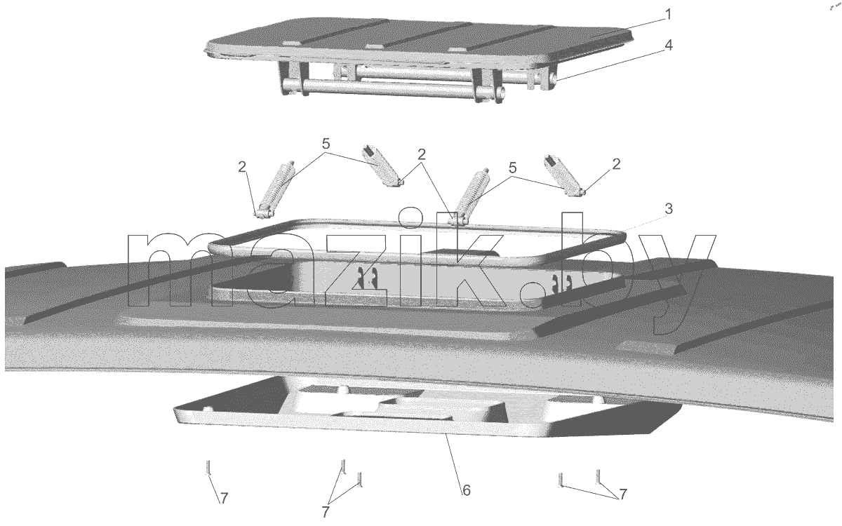  Установка люка 64221-5700010