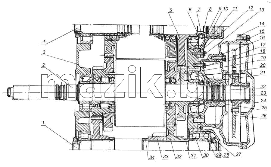 Редуктор 75051-1701005