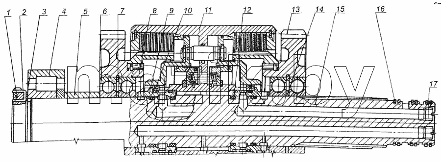 Вал реверса 6507-1701081