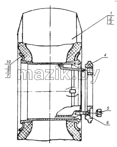 Установка колес 7505-3101001