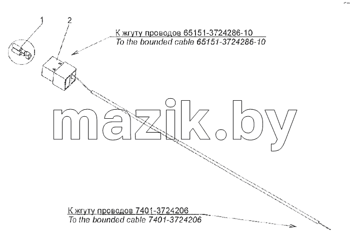 Жгут проводов Э7401-3724206