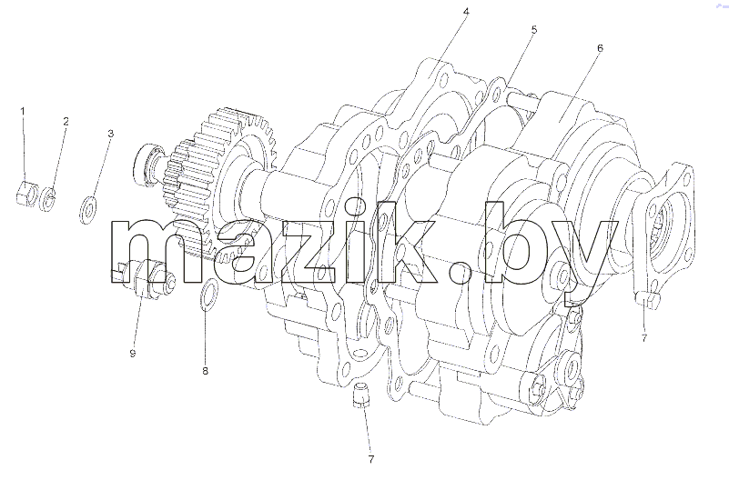 Коробка отбора мощности 75165-4201010