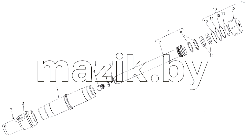Цилиндр 79011-2743014