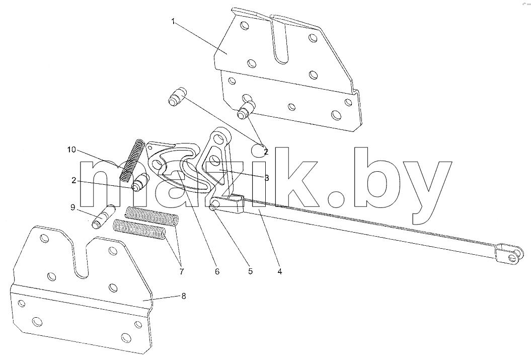 Механизм запорный 700600-5001530