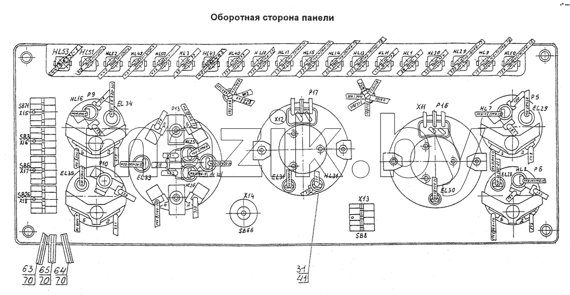 Панель приборов основная