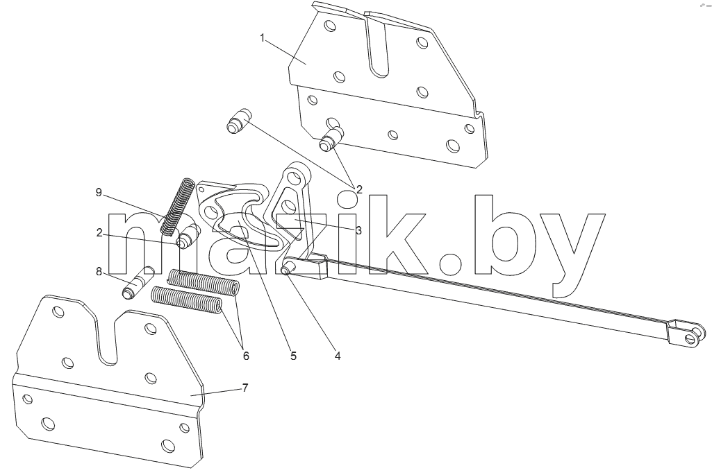 Механизм запорный 5336-5001550
