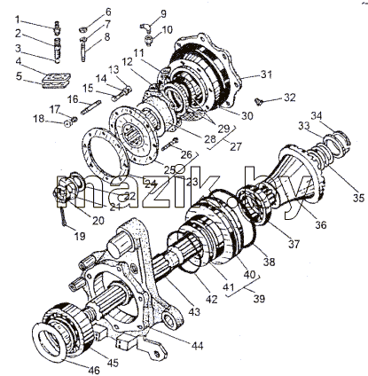 Картер блокировки 7930-1802230-01