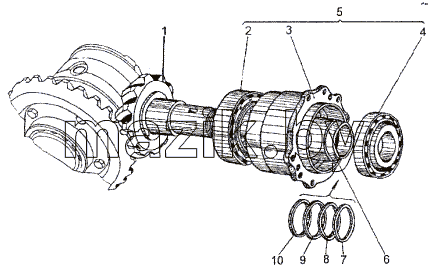 Шестерня ведущая 547A-2302021