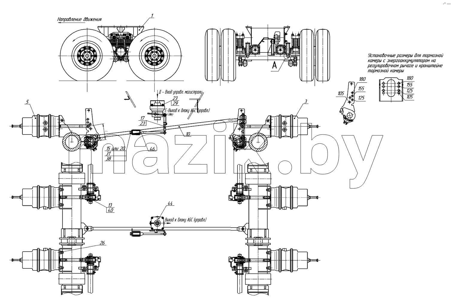 96742-0001110-15 Тележка подкатная