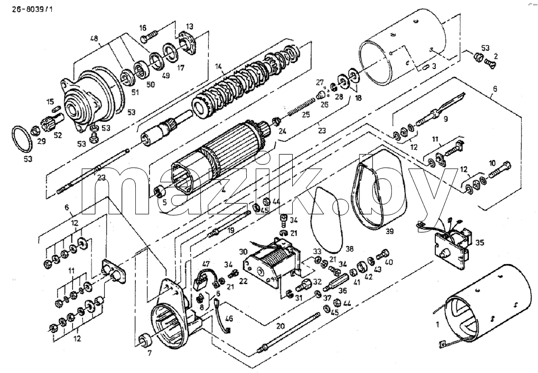 STARTER Motor-MAN 2866 LOH 23