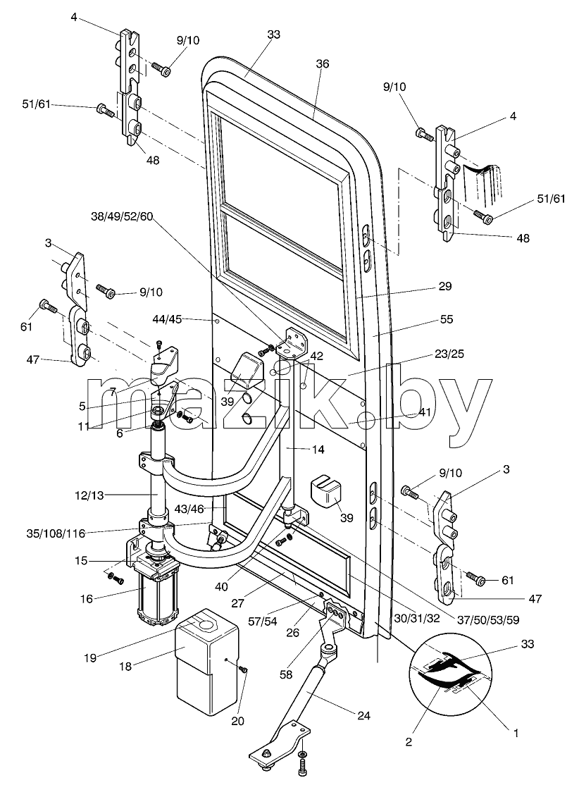 OUTWARD SWINGING DOOR