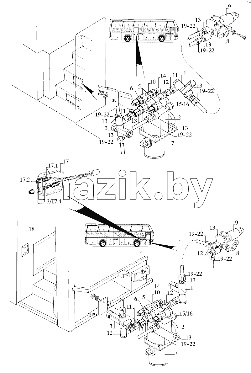 DOOR CONTROL UNIT, FRONT+REAR