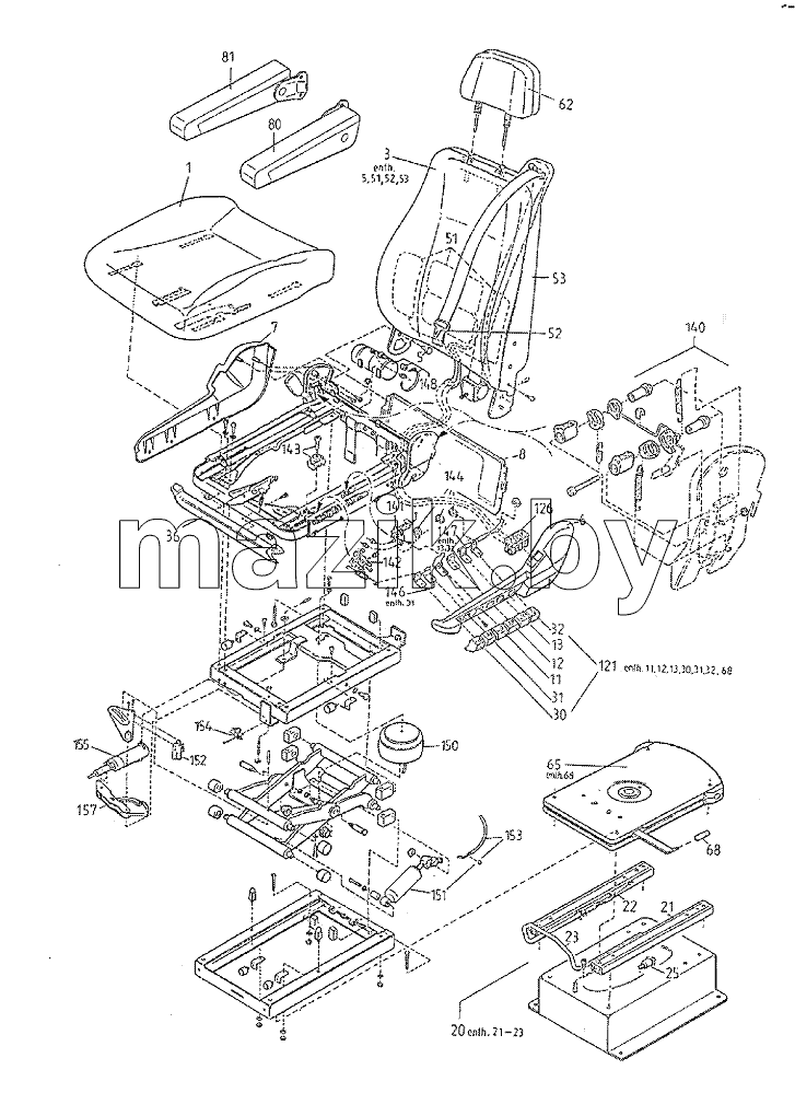 DRIVERS SEAT ISRI