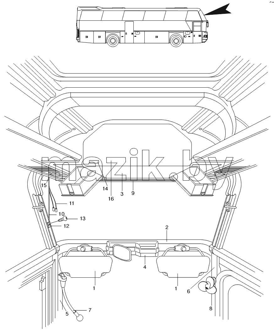 UPPER DECK FRONT