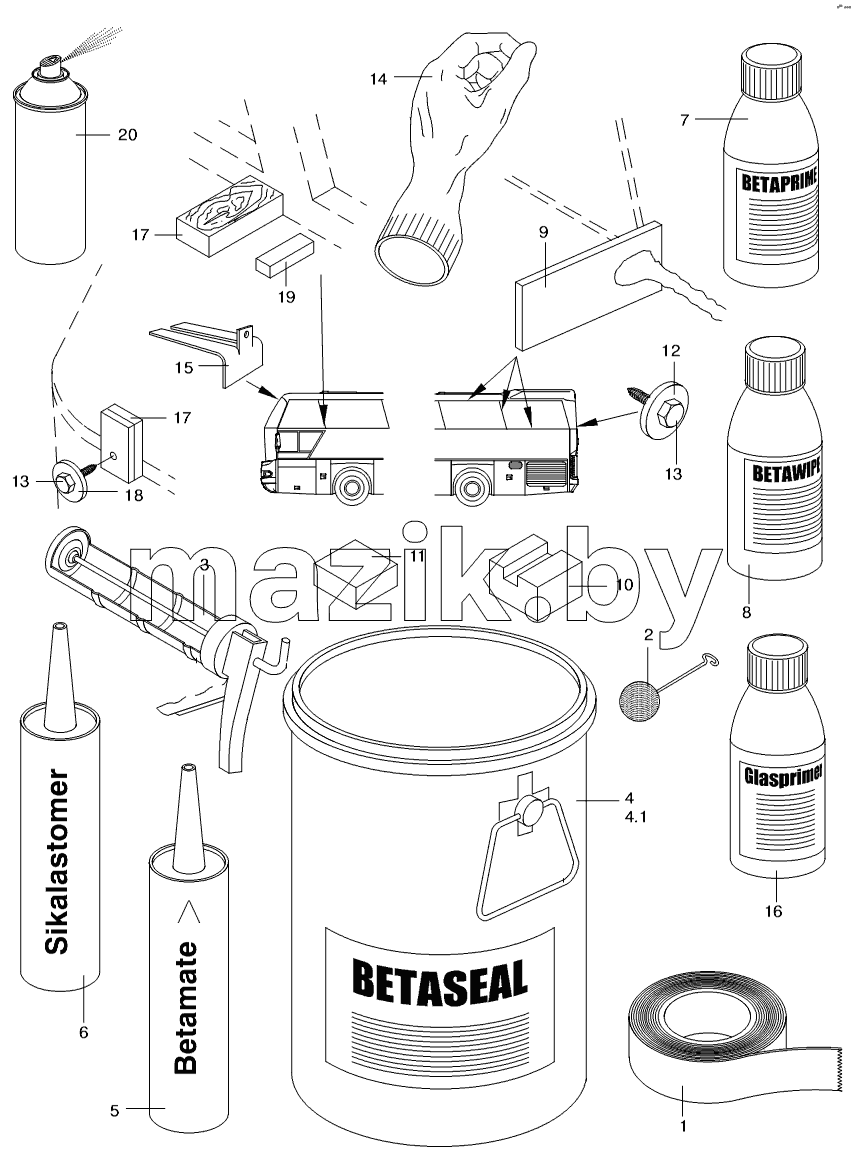 WINDOW REPAIR MATERIAL