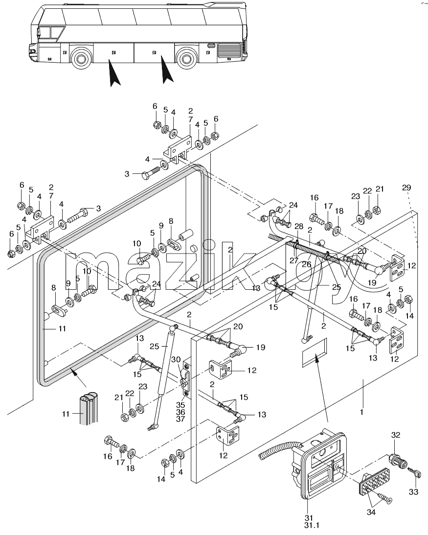 LUGGAGE-COMPARTMENT FLAP