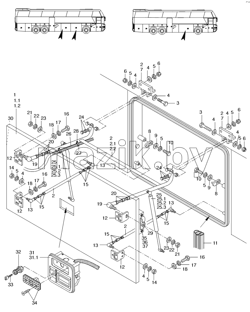 LUGGAGE-COMPARTMENT FLAP